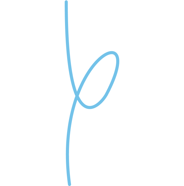 blue divider scribble