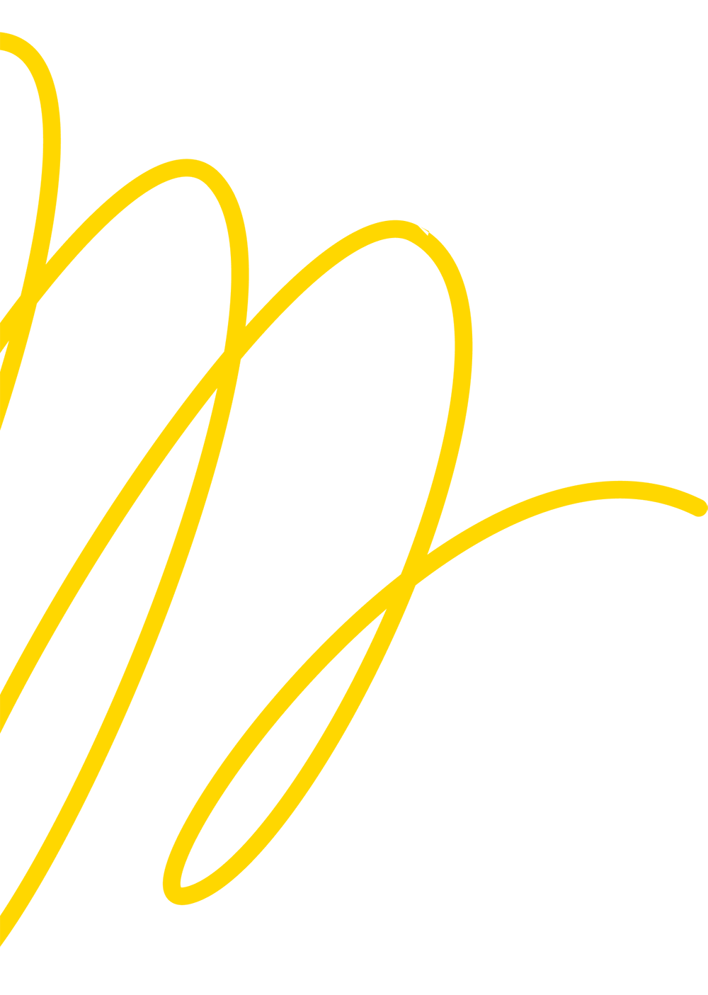 yellow swirl scribble