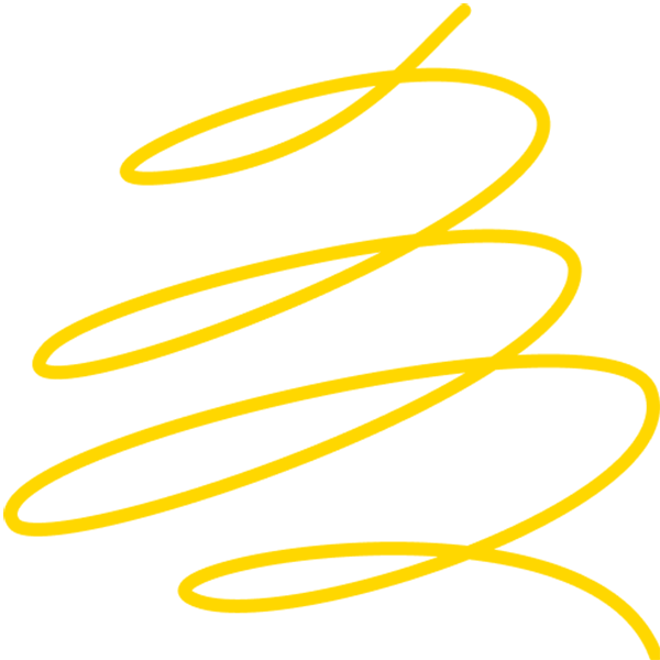 yellow swirl scribble